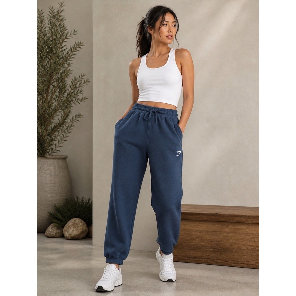 Gymshark Navy Blue Track Joggers